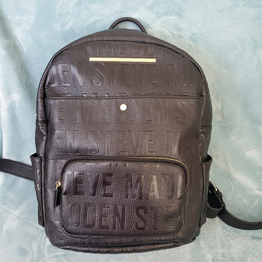 Steve Madden Logo Embossed Backpack